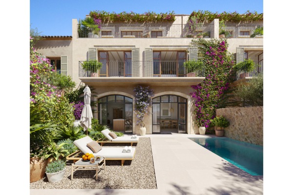 Mediterranean new-build townhouse with pool in Santa Maria del Cami