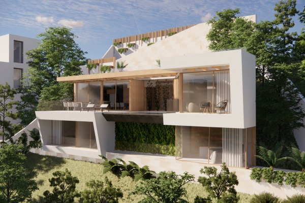 New development project of an exclusive, modern villa with sea views image 2