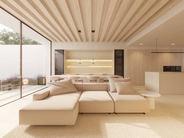 Modern townhouse development project with pool in El Molinar image 5