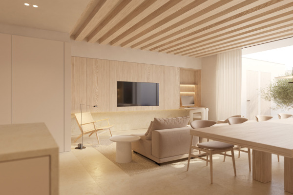 Modern townhouse development project with pool in El Molinar image 6