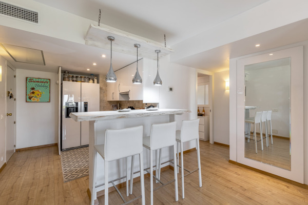 Modern apartment with partial sea view in a complex right by the sea image 6