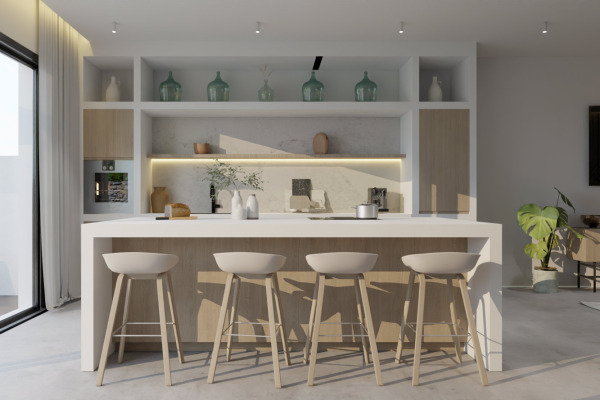 New build townhouse project near the beach in El Molinar image 4