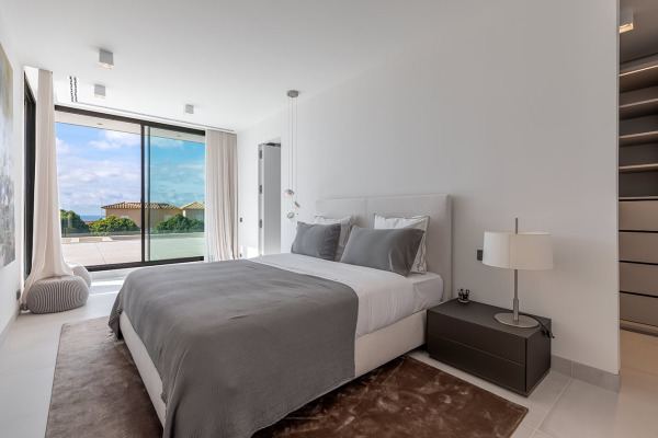 New build villas in modern architecture with partial sea views image 7