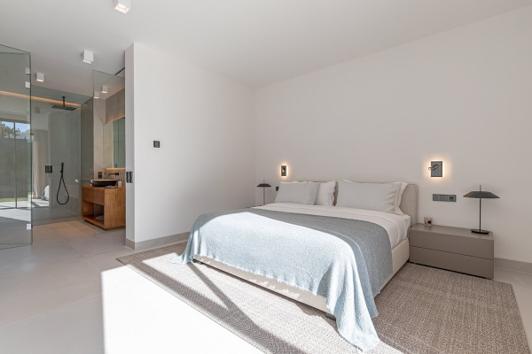 New build villas in modern architecture with partial sea views image 9