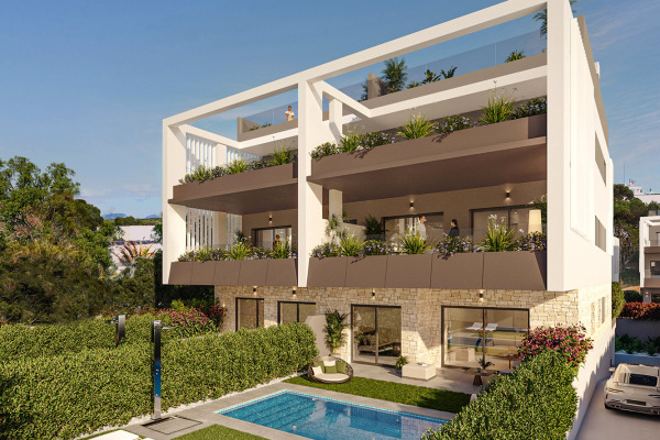 New build apartment with private garden close to the sea and beach image 3