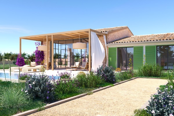 New development of a stylish finca with stunning views in Inca image 11