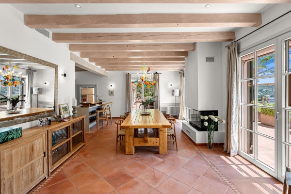 Mediterranean sea view villa above the bay of Camp de Mar image 7