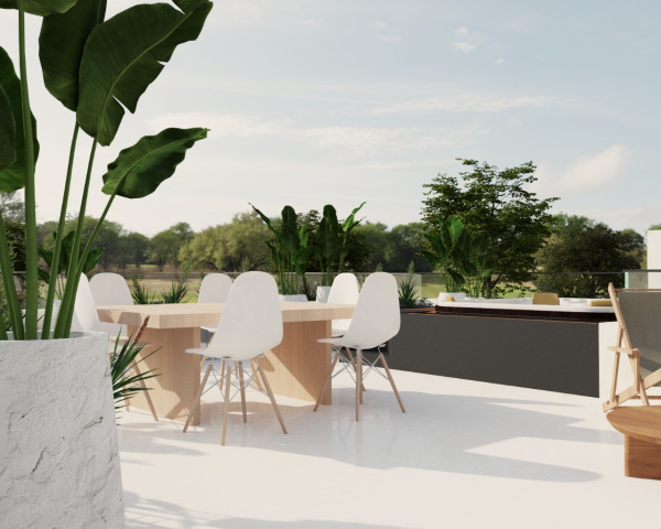 Building plot with building license submitted for a villa with pool image 7