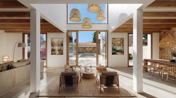 Elegant new-build townhouse with exclusive features and pool in Santanyi image 3