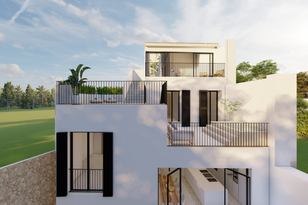 Exclusive, modern new build townhouse with pool in Santanyi image 2