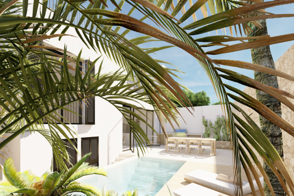 Exclusive, modern new build townhouse with pool in Santanyi image 11