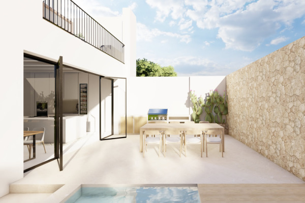 Exclusive, modern new build townhouse with pool in Santanyi image 12