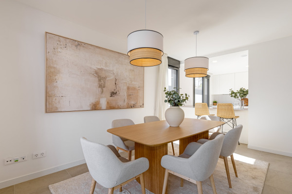 New semi-detached houses with private pool and partial sea views image 6