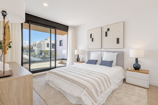 New semi-detached houses with private pool and partial sea views image 12