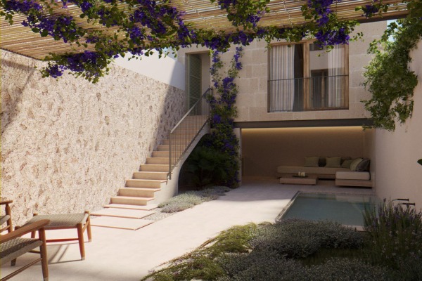 Stylishly renovated townhouse with pool in the heart of Arta image 2