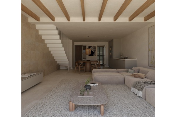Modern, new-build terraced townhouse with a private pool in Ariany image 4