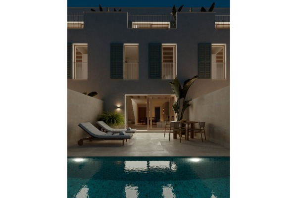 Modern, new-build terraced townhouse with a private pool in Ariany image 12