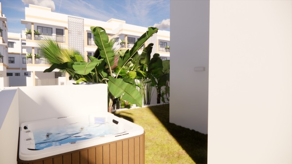 New garden duplex apartment with a private jacuzzi image 3