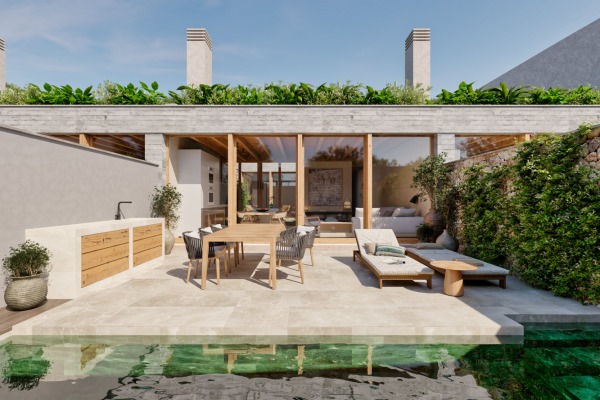 Modern, new-build terraced houses with private pool in Son Espanyolet image 2