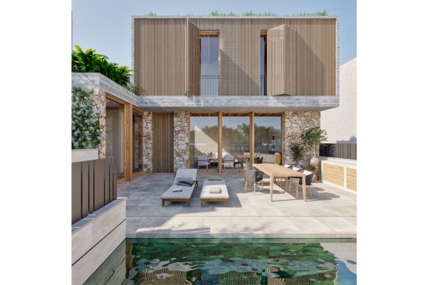 Modern, new-build terraced houses with private pool in Son Espanyolet image 9
