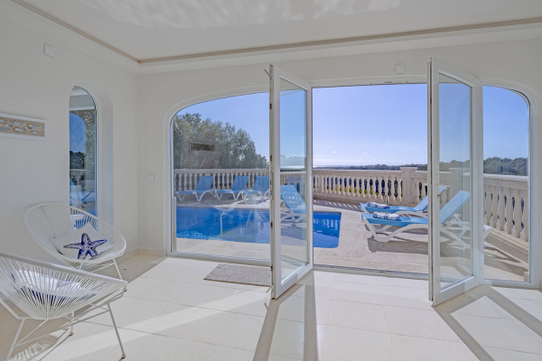 Mediterranean beachfront villa in a unique location above the bay image 5