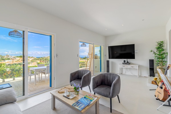 Modern villa with pool and sea views over two bays image 6