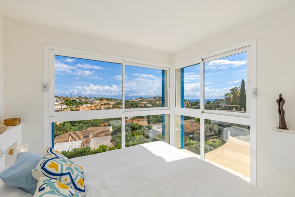Modern villa with pool and sea views over two bays image 9