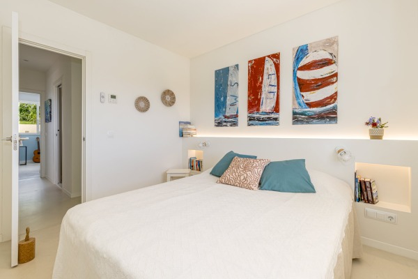 Modern villa with pool and sea views over two bays image 11