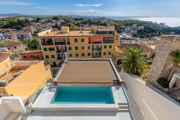 New development with duplex and triplex terraced houses with sea views image 5