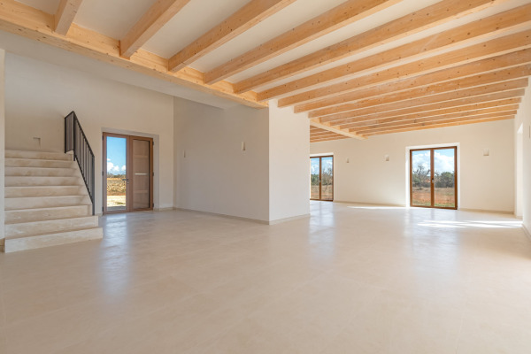 Newly built natural stone finca with pool near Ses Salines image 4