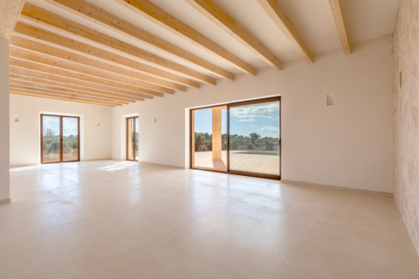 Newly built natural stone finca with pool near Ses Salines image 6