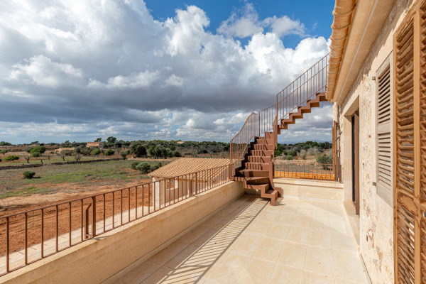 Newly built natural stone finca with pool near Ses Salines image 12