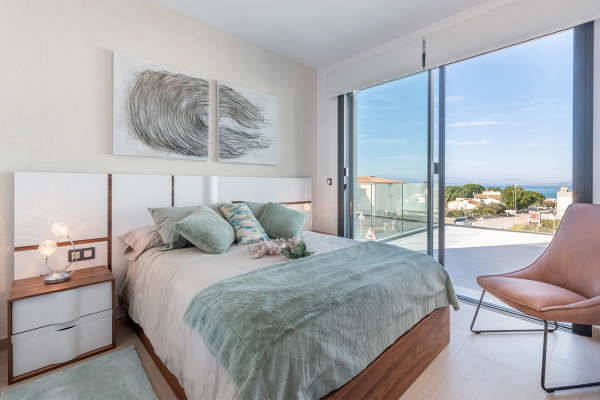 Newly built sea view villa with pool in the northeast of Mallorca image 9