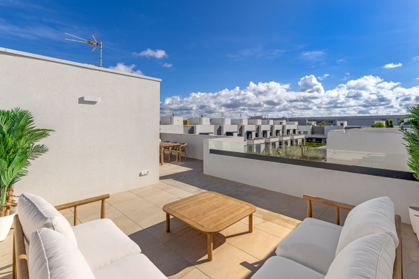 Modern new development terraced house with private pool image 2