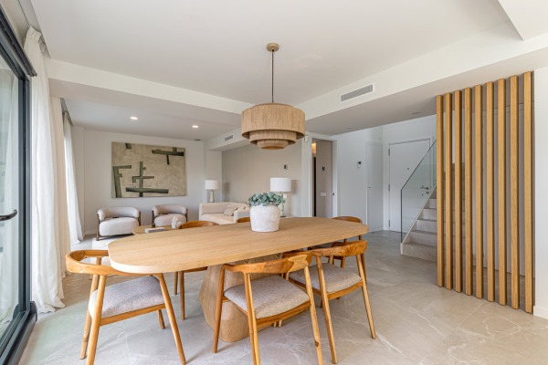 Modern new development terraced house with private pool image 8