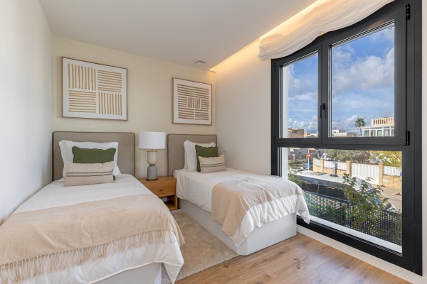 Modern new development terraced house with private pool image 11