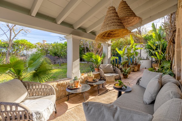 Mediterranean natural stone villa with pool and views of nature in Es Capdella image 3