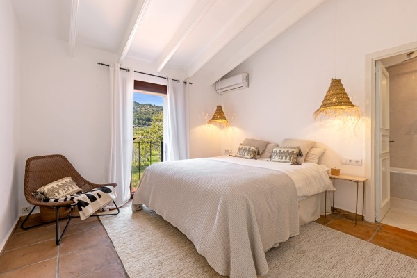 Mediterranean natural stone villa with pool and views of nature in Es Capdella image 10